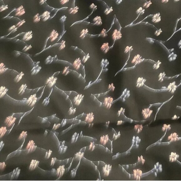 ⭐️ Work Business Casual Classy Classic Floral Flower Midi Pencil Straight Skirt - Picture 4 of 5